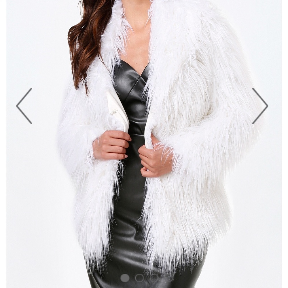 Bebe Faux fur jacket